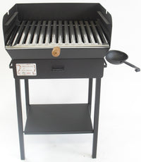 BARBECUE IN FERRO BATTUTO FAMILY cm. 50x40x94 h