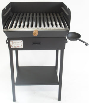BARBECUE IN FERRO BATTUTO FAMILY cm. 50x40x94 h