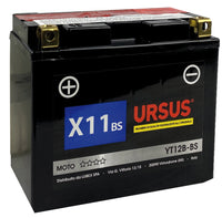 BATTERIA AVVIAMENTO MOTO URSUS  X11 BS 11 Ah mm. 151x69x130 h