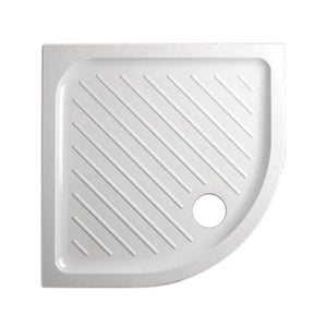 PIATTO DOCCIA SEMICIRCOLARE IN CERAMICA MODELLO GEMMA 2  H.7 - CM 90X90  - CEI