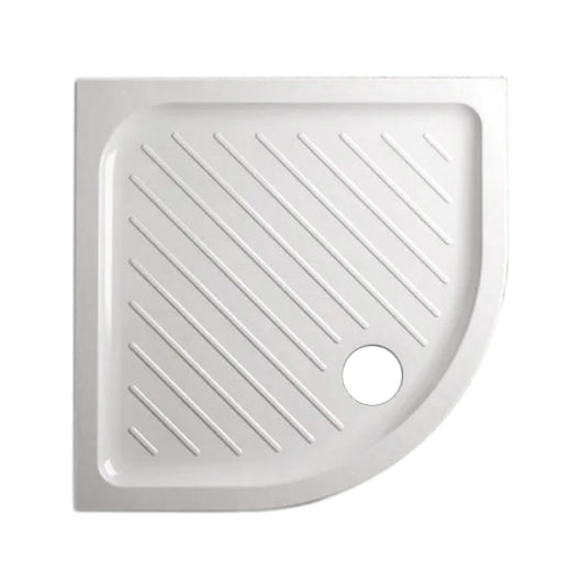 PIATTO DOCCIA SEMICIRCOLARE IN CERAMICA MODELLO GEMMA 2  H.7 - CM 90X90  - CEI