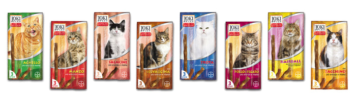 Bayer BARRETTA SNACK JOKI PLUS GATTO  gusto Hairball(rimuovi pelo)