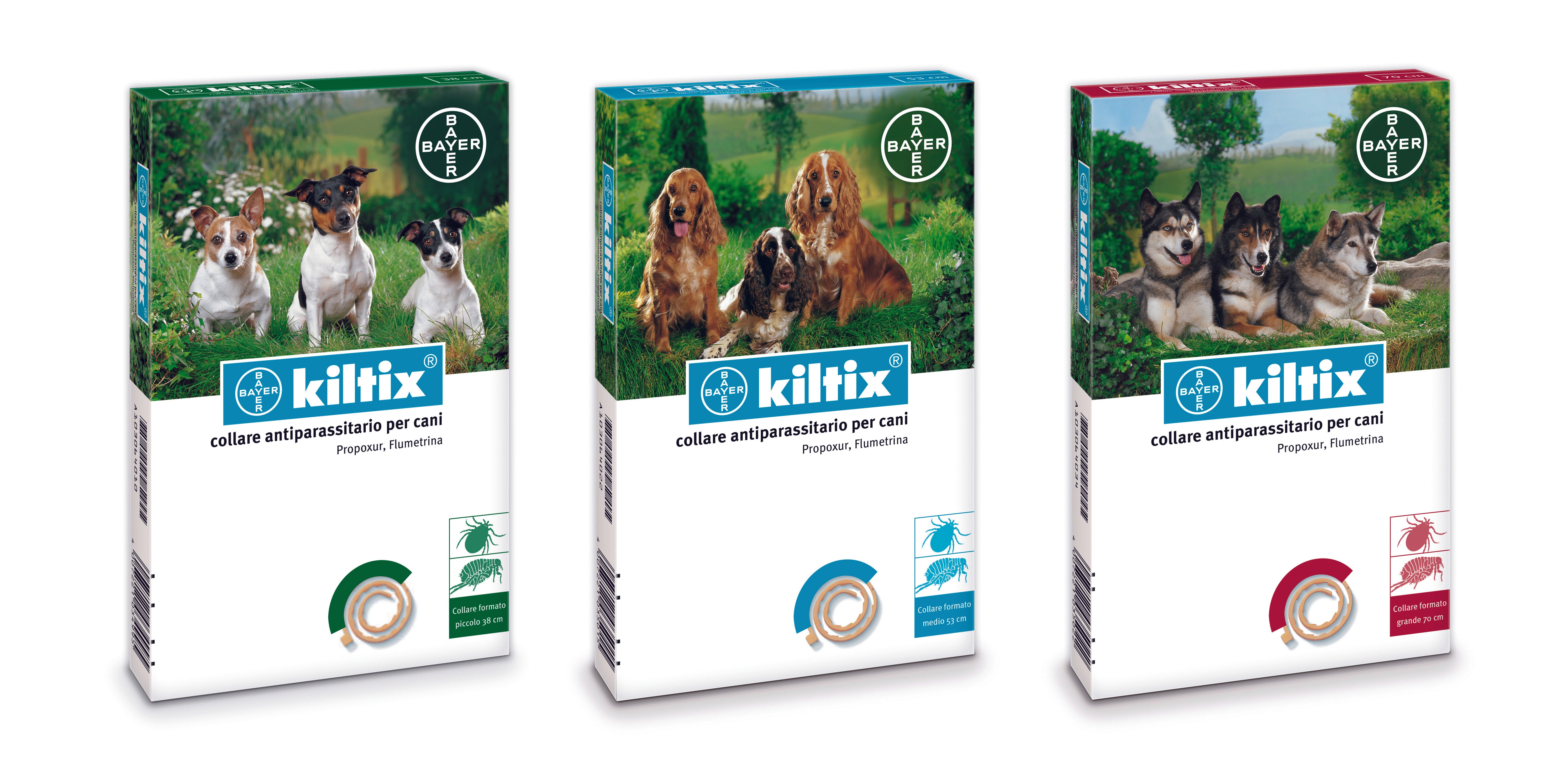 Bayer COLLARE ANTIPARASSITARIO PER CANI KILTIX (cm. 70) grande