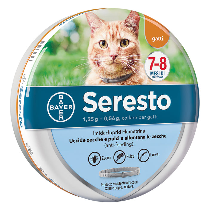 Bayer COLLARE ANTIPARASSITARIO PER GATTI SERESTO cm. 38