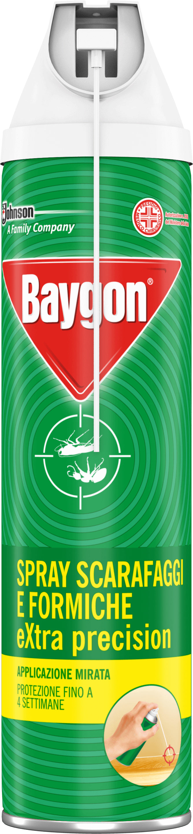 Baygon SPRAY EXTRA PRECISION SCARAFAGGI & FORMICHE  ml. 400 12.00 pz