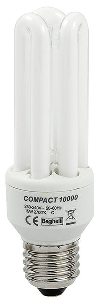 Beghelli LAMPADA RISPARMIO ENER. 3 TUBI E14  luce calda 11 W 10.00 pz