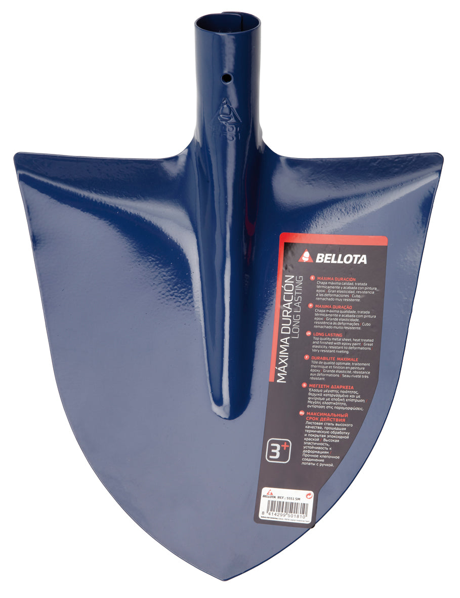 Bellota BADILE A PUNTA IN ACCIAIO TEMPERATO VERNICIATO  mm. 290x300 20.00 pz