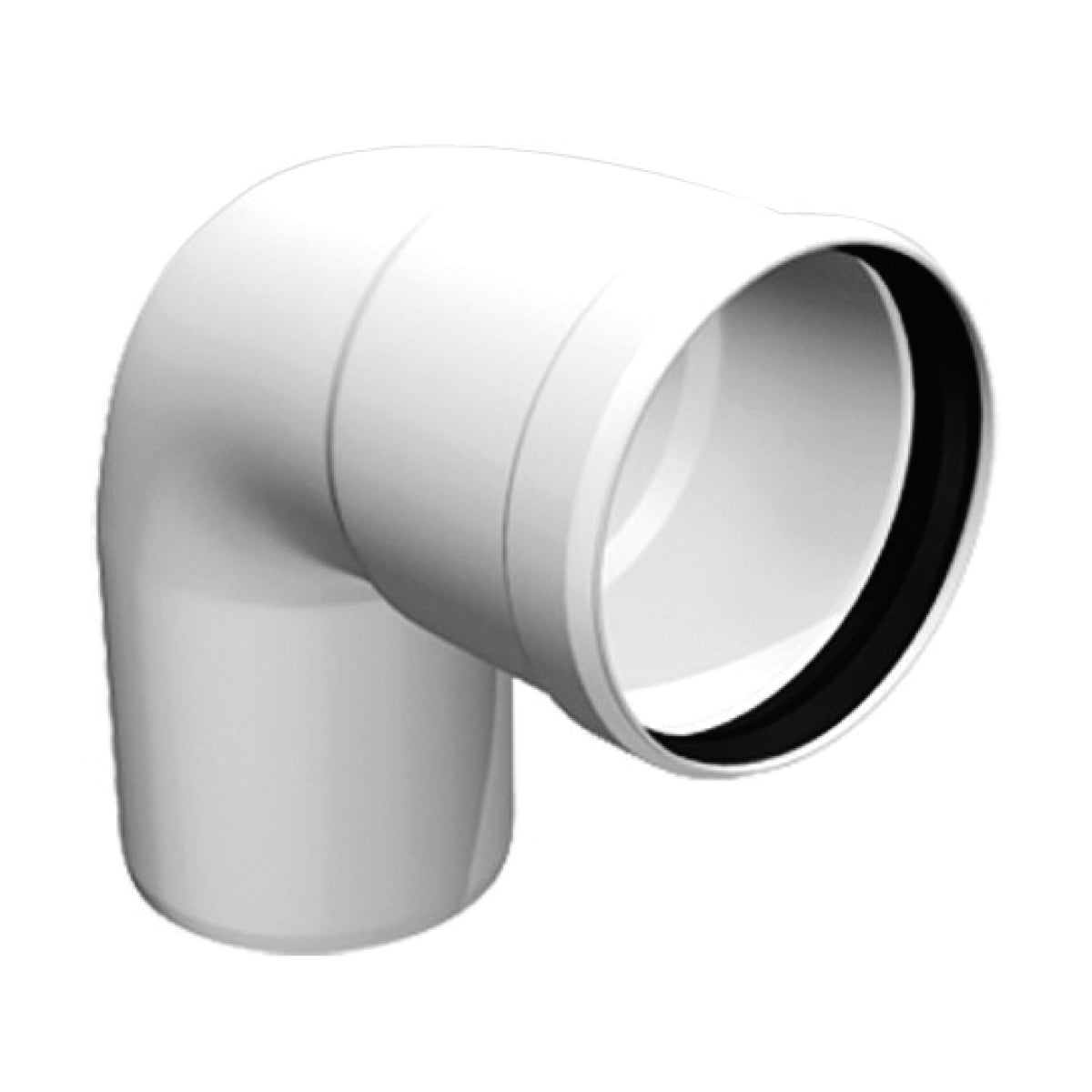 CURVA 93  ° MONOPARETE RIGIDA IN PPS PER CALDAIA A CONDENSAZIONE -  EE ¸60  - OLI