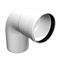 CURVA 93  ° MONOPARETE RIGIDA IN PPS PER CALDAIA A CONDENSAZIONE -  EE ¸60  - OLI