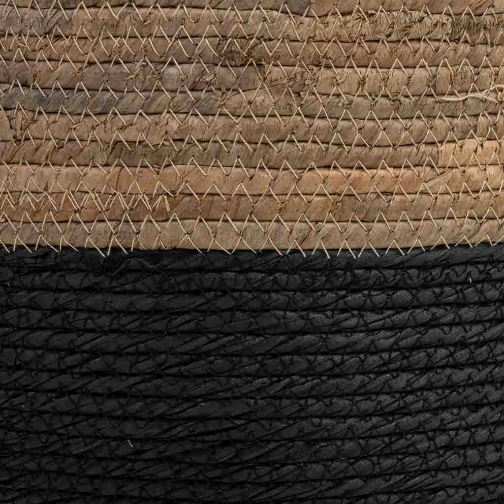 Cestino in fibra e corda di foglie di banano D31x26/31