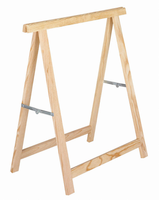 CAVALLETTO RICHIUDIBILE IN LEGNO DI PINO Profilo mm. 17x40 - cm. 73,5x37x74 h - kg. 400