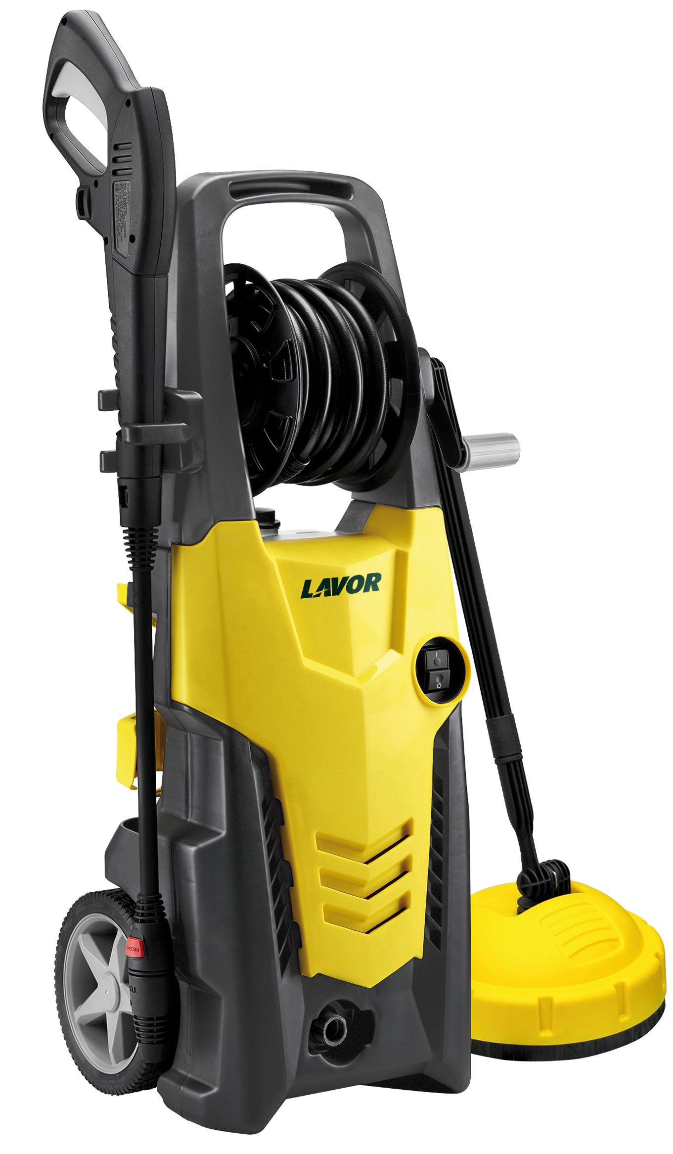 Lavorwash IDROPULITRICE AD ACQUA FREDDA PLANET 160 2.500 W con avvolgicavo, patio e spazzola