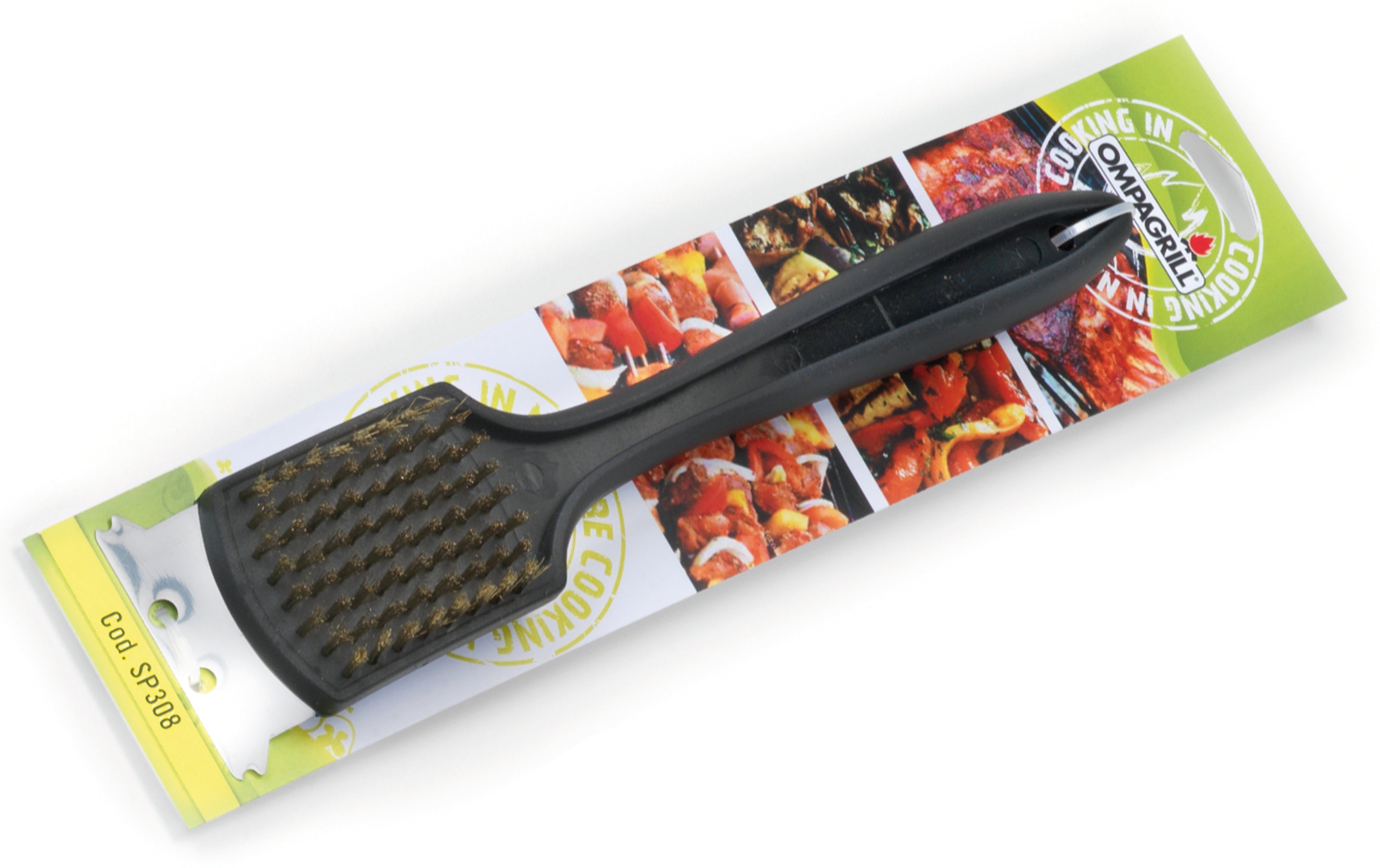 Ompagrill SPAZZOLA IN OTTONE PER GRIGLIE cm. 31