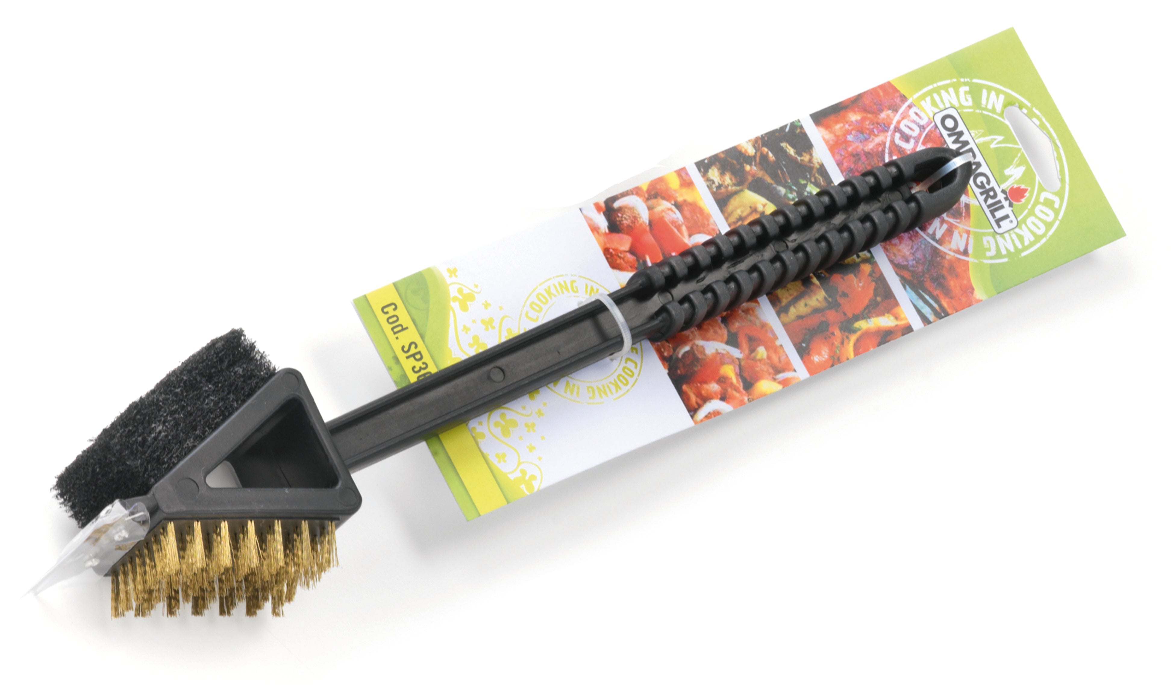 Ompagrill SPAZZOLA PULIZIA 3 IN 1 PER BARBECUE