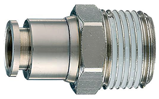 RACCORDO DRITTO FILETTATO PER COMPRESSORI Ø mm. 10x1/4 M 10.00 pz