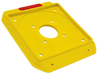 SOTTOBASETTA QUADRATA PER PONTEGGI cm. 22,8x18x1,9 h