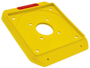 SOTTOBASETTA QUADRATA PER PONTEGGI cm. 22,8x18x1,9 h