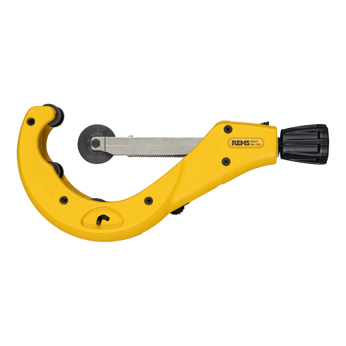 TAGLIATUBI A CRICCO CON REGOLAZIONE VELOCE E SBAVATORE INTEGRATO REMS RAS P S16 - ø50-125 MM / 2-5  - REM