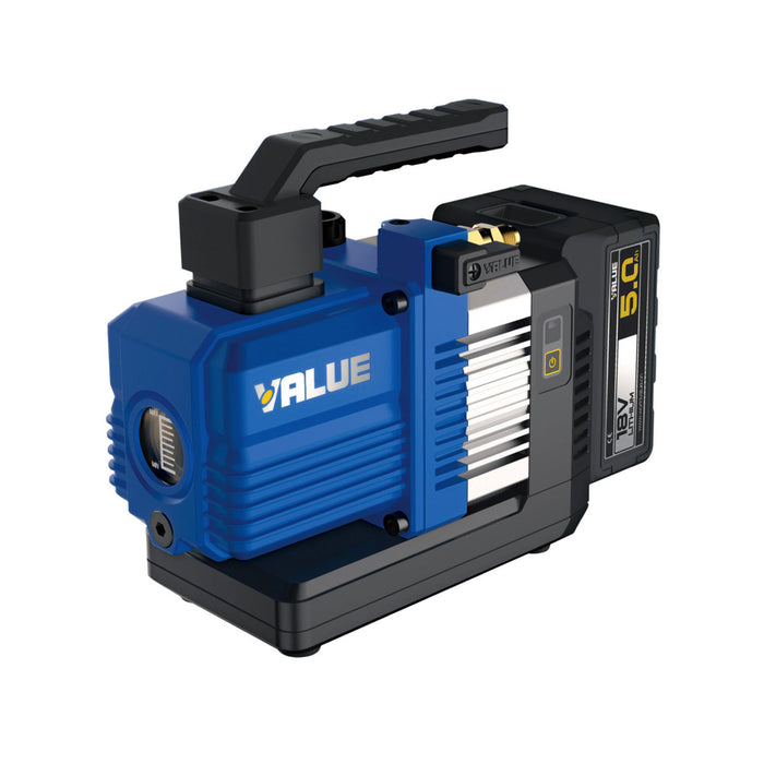 POMPA VUOTO DOPPIO STADIO A BATTERIA MODELLO VRP-2DLI  LT57 - PORTATA LT/M 57 - DIM.233X90X190 MM  - GER