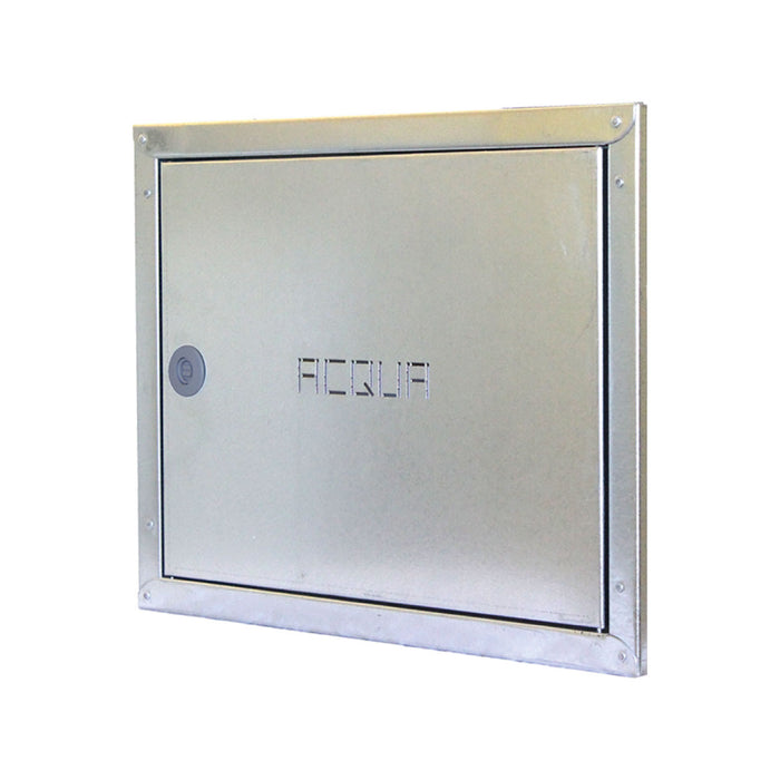 SPORTELLO IN LAMIERA ZINCATA PER CONTATORE ACQUA - DIM: (LXHXP): 40X30X2 CM  - CIE