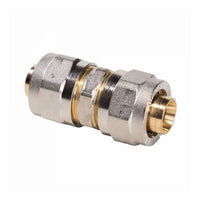 RACCORDO DIRITTO INTERMEDIO A STRINGERE TRE PEZZI PER TUBO MULTISTRATO MODELLO 703L - Ø20  - APE