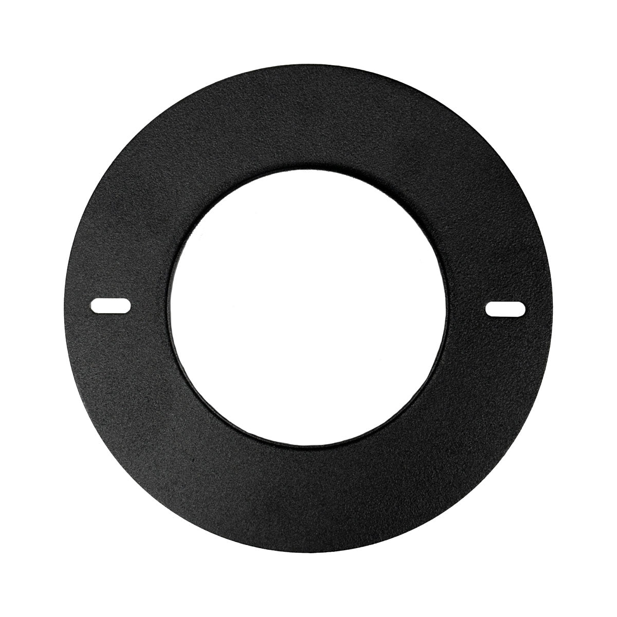 ROSONE SMALTATO NERO OPACO PER STUFA A PELLET - Ø80  - COV