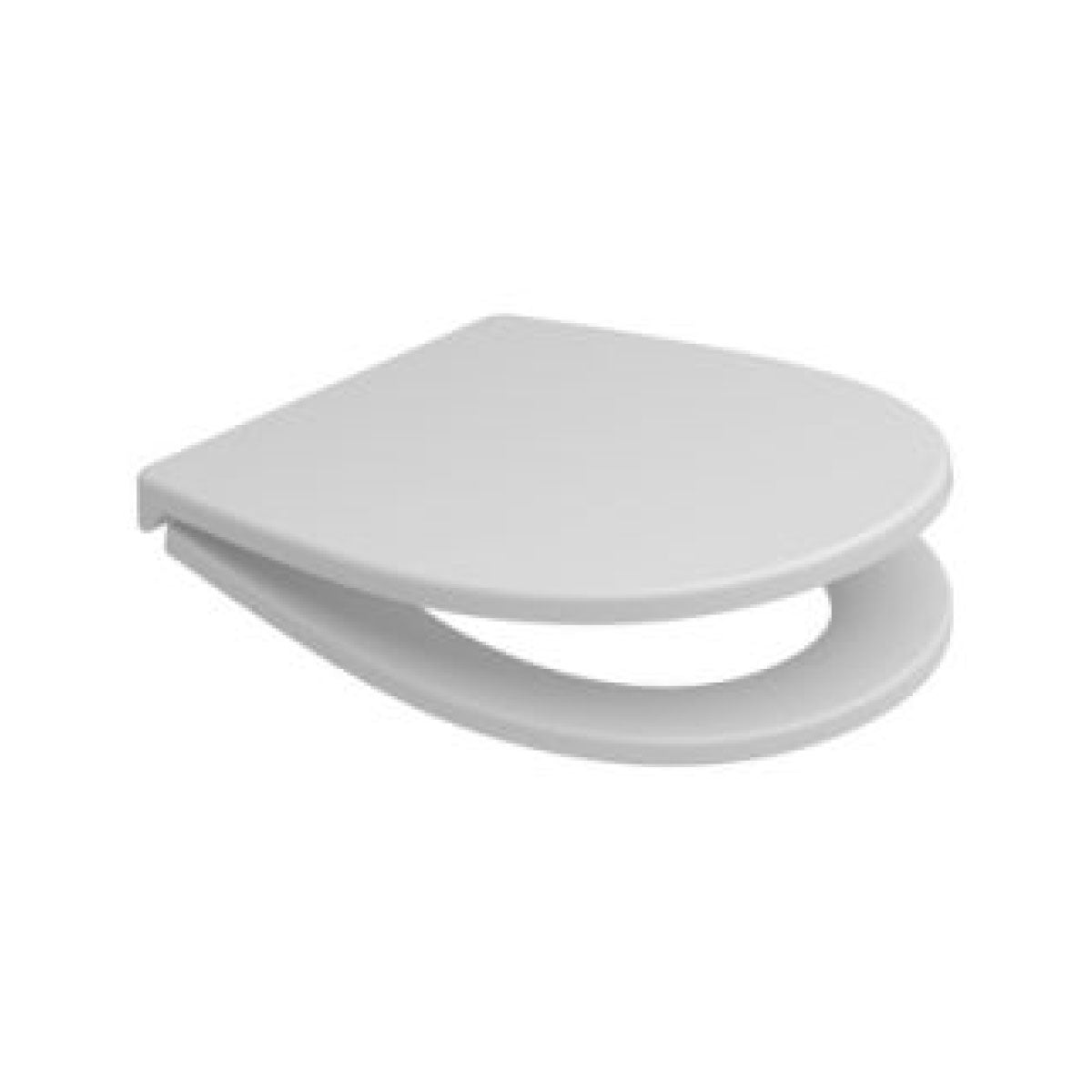 COPRI WATER TERMIDURENTE CON SISTEMA SOFT CLOSE SERIE DEMY - BIANCO - CHIUSURA RALLENTATA  - CEI