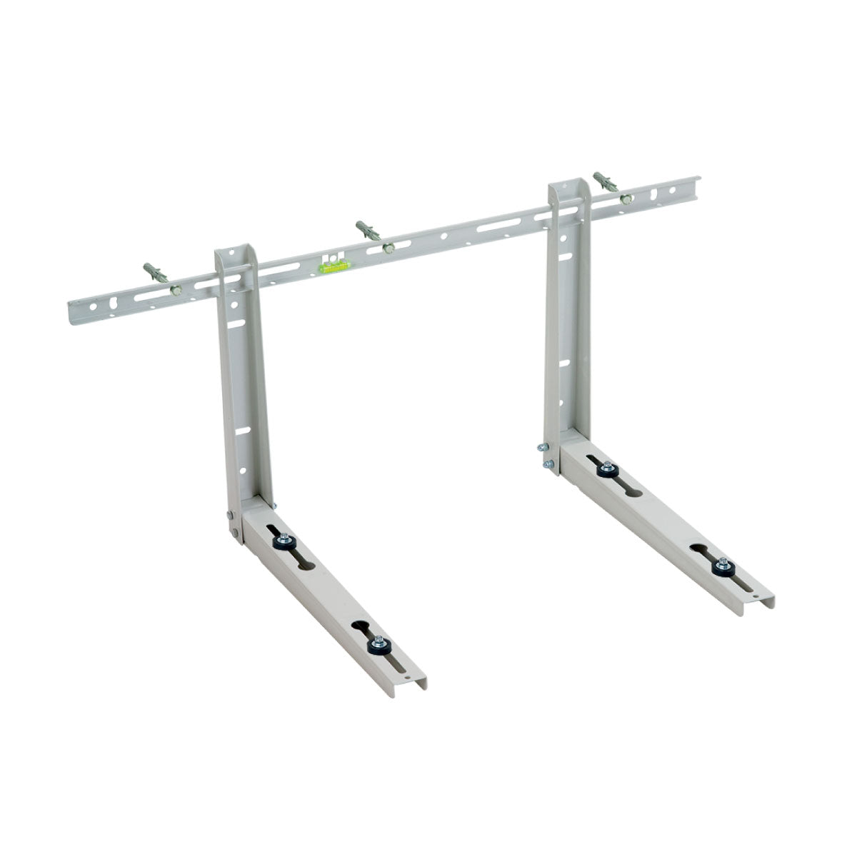 STAFFA PER CLIMATIZZATORE CONDIZIONATORE IN LAMIERA ZINCATA SOTTO FINESTRA - 420X390X750 MM -  PORTATA 80KG