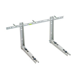 STAFFA PER CLIMATIZZATORE CONDIZIONATORE IN LAMIERA ZINCATA SOTTO FINESTRA - 420X390X750 MM -  PORTATA 80KG