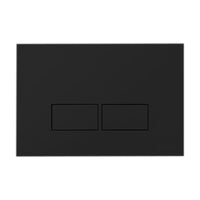 PLACCA DI COMANDO DUE TASTI MODELLO TROPEA P3 NERO OPACO - NERA OPACA  - VIL