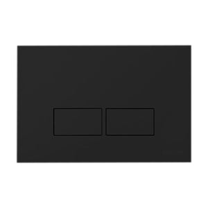 PLACCA DI COMANDO DUE TASTI MODELLO TROPEA P3 NERO OPACO - NERA OPACA  - VIL