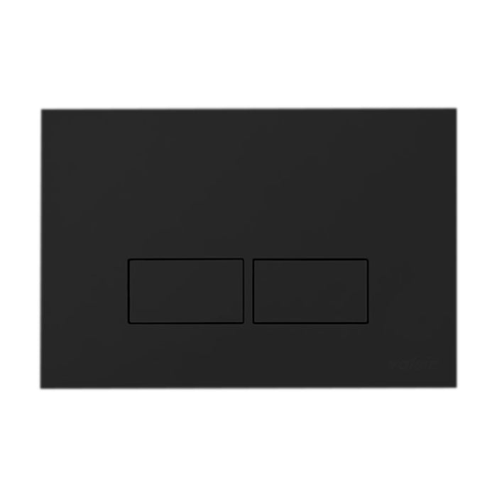 PLACCA DI COMANDO DUE TASTI MODELLO TROPEA P3 NERO OPACO - NERA OPACA  - VIL