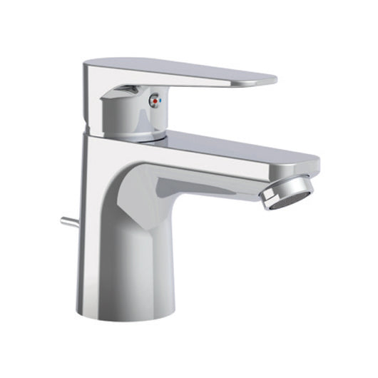 RUBINETTO MISCELATORE MONOCOMANDO CROMATO PER LAVABO SERIE ORANGE - SCARICO 11/4  - PAF