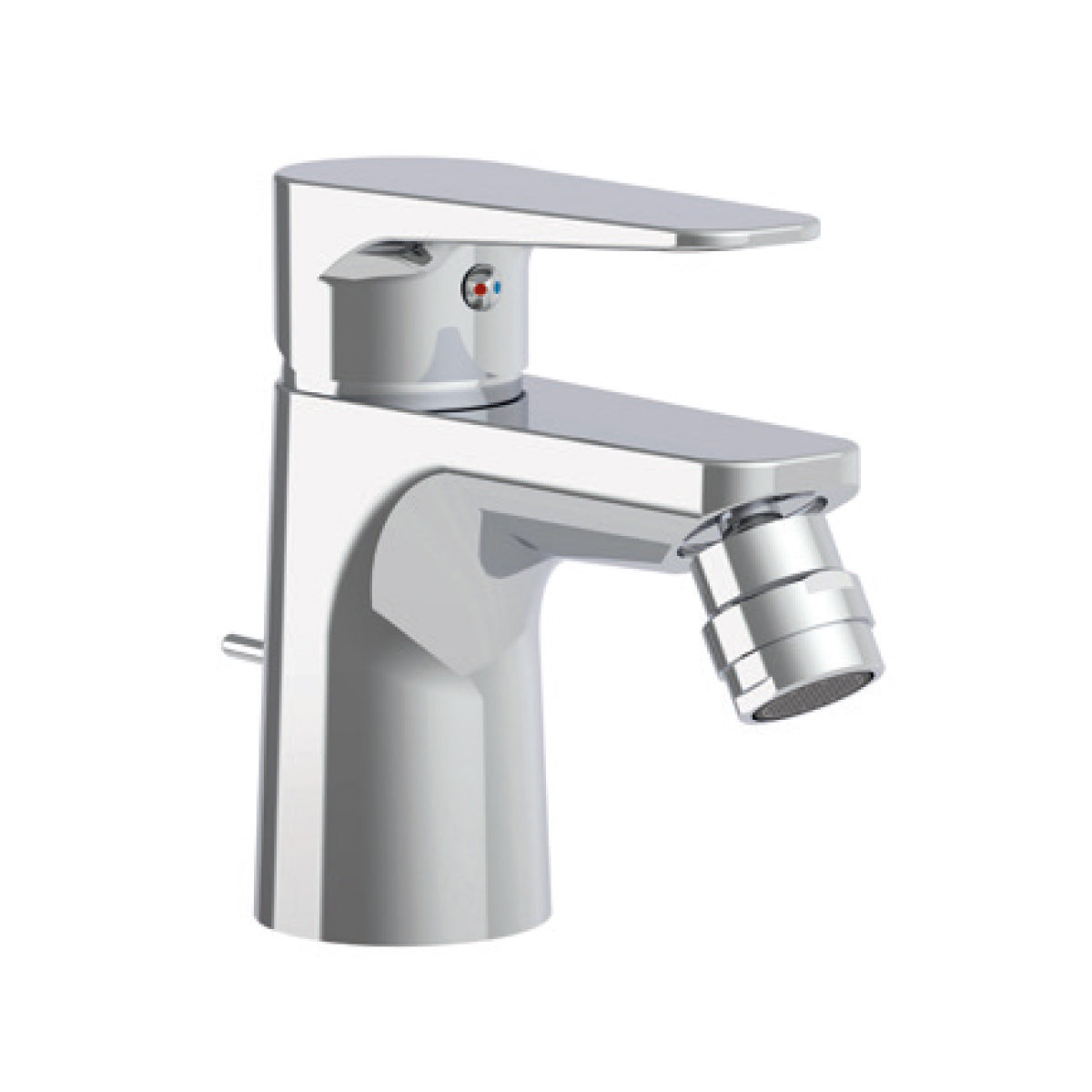 RUBINETTO MISCELATORE MONOCOMANDO CROMATO PER BIDET SERIE ORANGE - SCARICO 11/4  - PAF