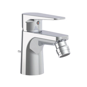 RUBINETTO MISCELATORE MONOCOMANDO CROMATO PER BIDET SERIE ORANGE - SCARICO 11/4  - PAF