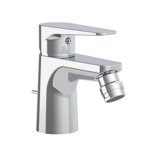 RUBINETTO MISCELATORE MONOCOMANDO CROMATO PER BIDET SERIE ORANGE - SCARICO 11/4  - PAF