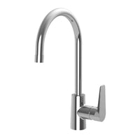 RUBINETTO MISCELATORE MONOCOMANDO CROMATO PER LAVELLO CON CANNA ALTA TONDA SERIE ORANGE - 3/8  - PAF