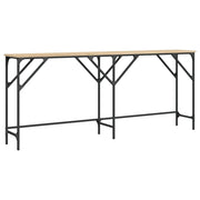 Tavolo Consolle | Tavolo d'Ingresso Rovere Sonoma 180x29x75 cm in Legno Multistrato