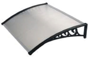 PENSILINA POLICARBONATO mod. Alveolare trasparente cm.100x120