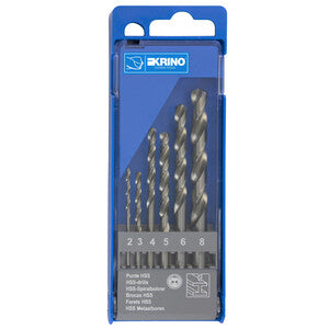 ASSORTIMENTO 6 PUNTE HSS RETTIFICATE H.Q.   2-8 MM- 1,0 confezione