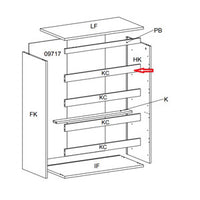 R TRAVERSO KC X KIT CASSETTIERA 5C NOVA 77X40X107 BIANCA- 1,0 pz