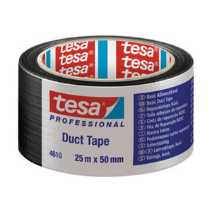 NASTRO AMERICANO TESA BASIC 50MMX25M NERO- TESA- 6,0 pz