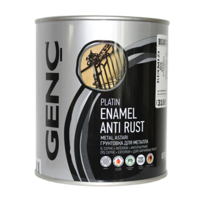 ANTIRUGGINE GENC ROSSO 0,500 L- GENC VERNICI- 12,0 pz