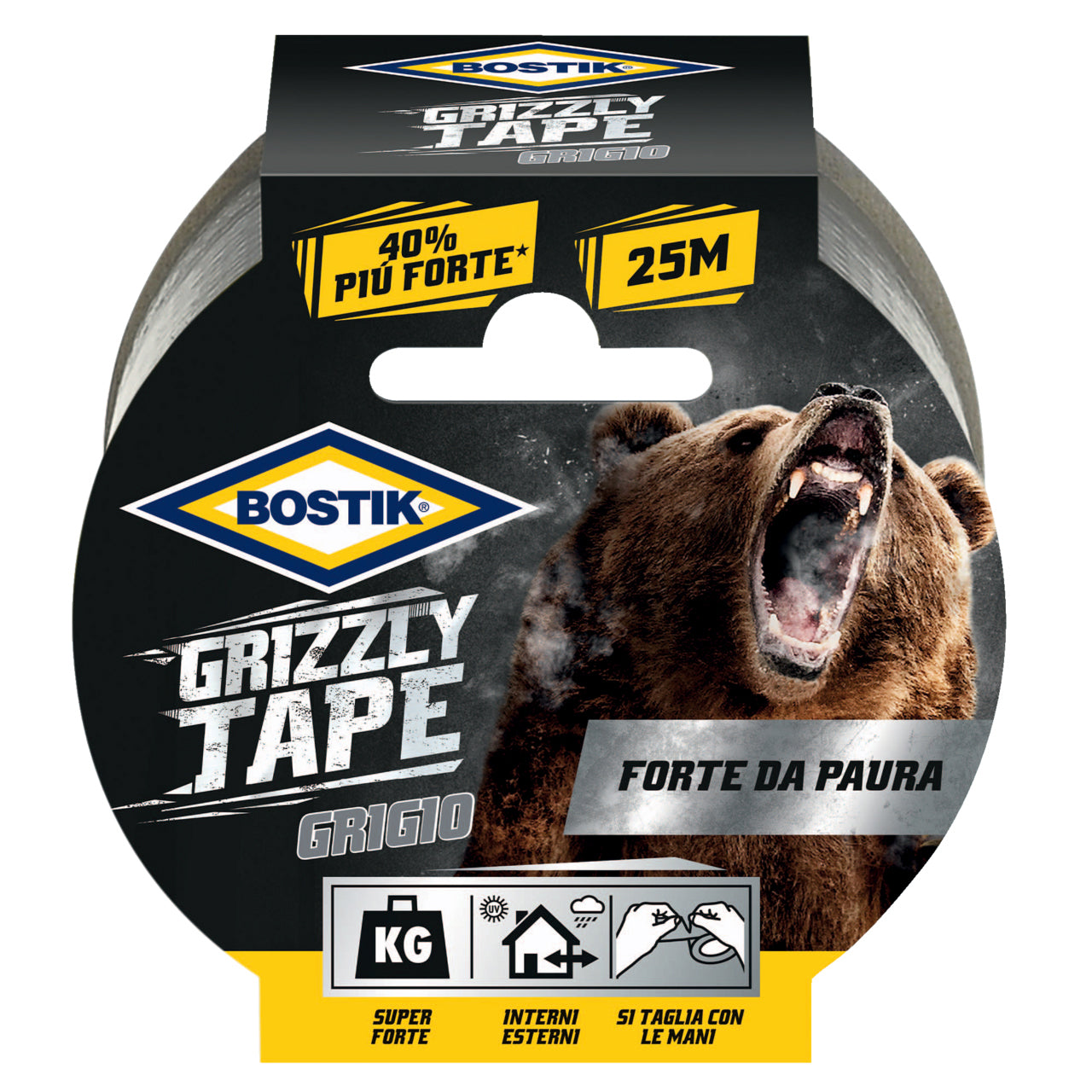 BOSTIK NASTRO GRIZZLY 5 CM X 25 M- 6,0 pz