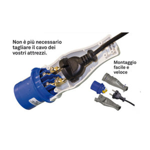 ROSI 1820 ADATTATORE INDUSTRIALE SPINA SCH IP44- 1,0 pz