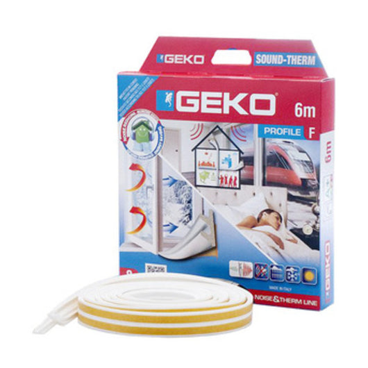 GUARNIZIONE TERMICA ED ACUSTICA 6 M BIANCO- 12,0 pz