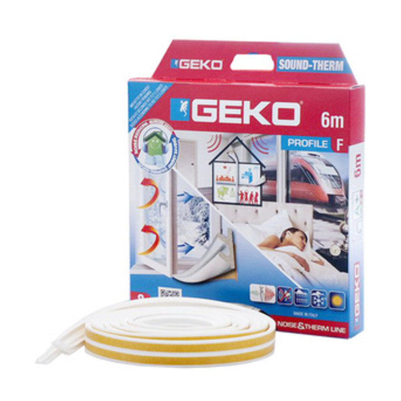 GUARNIZIONE TERMICA ED ACUSTICA 6 M BIANCO- 12,0 pz