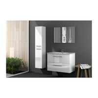 KIT MOBILE BAGNO ARUBA 2 CASSETTI 80 SOSP. BIANCO- 1,0 pz