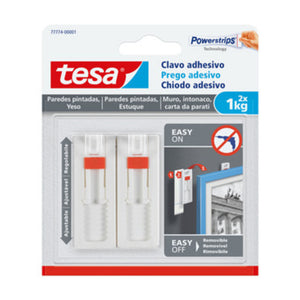 GANCIO ADESIVO TESA POWERSTRIPS QUADRO REG 2 PZ- TESA- 8,0 confezione