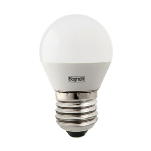 BEGHELLI LED SFERA E27  5W 56821 FREDDA 6500K* PLAST- BEGHELLI- 10,0 pz